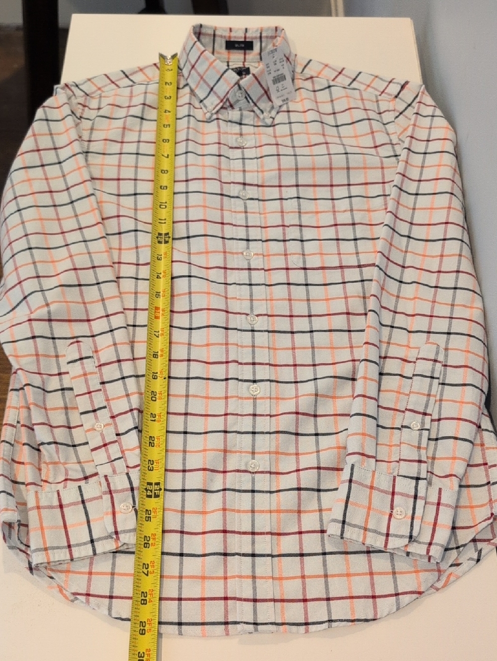 J. Crew Men's Small Slim Fit Flex Oxford Long Sleeve Button Down NWT Style#AD163 - Picture 14 of 16